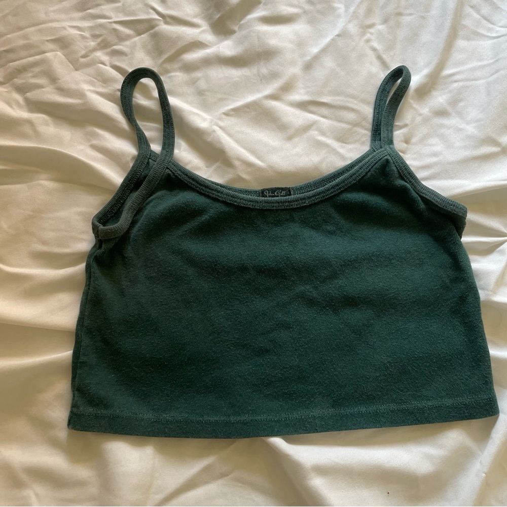 BRANDY MELVILLE GREEN CROPPED TANK